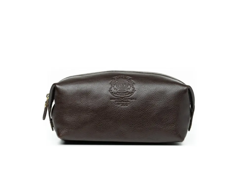 Holdall No. 101 Toiletry Bag in Vintage Tan Leather