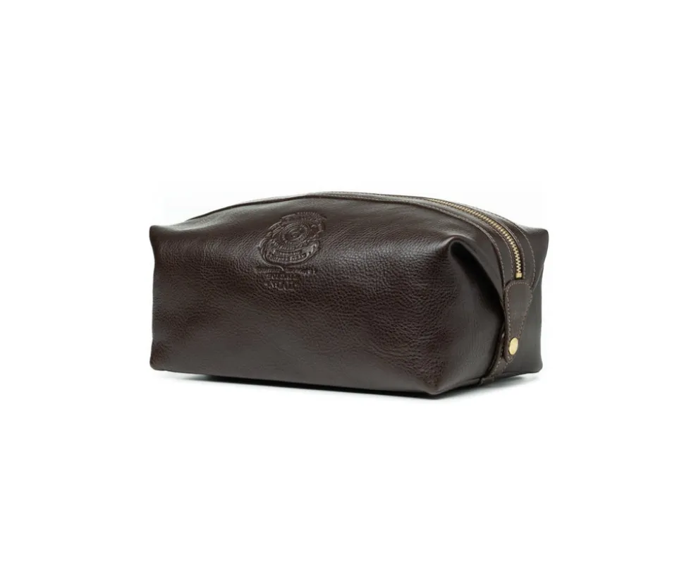Holdall No. 101 Toiletry Bag in Vintage Tan Leather