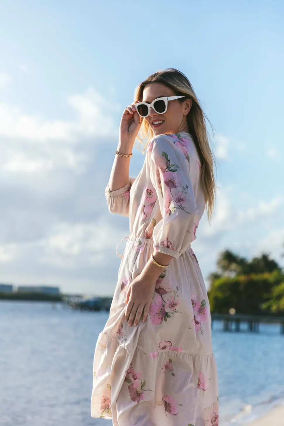 Honey Dress In Cherry Blossom