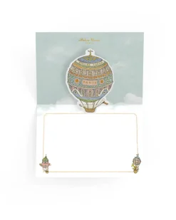 Hot Air Balloon Pop-Up Stationery Set