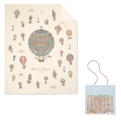 Hot Air Balloons Cashmere Blanket