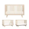 Hudson 3-in-1 Convertible Crib with Toddler Bed Conversion Kit in Natural