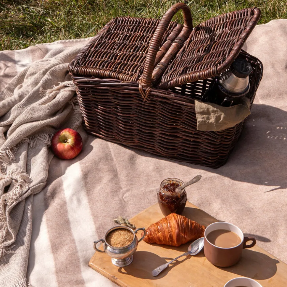 Hudson Woven Picnic Basket