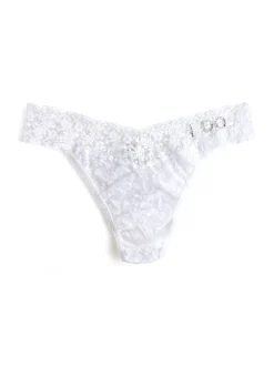 I Do Crystal Signature Lace Original Rise Thong