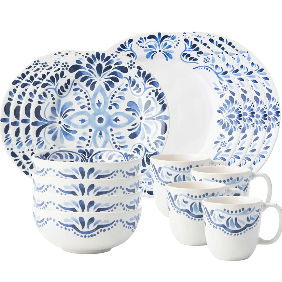 Iberian Indigo 16 pc Set