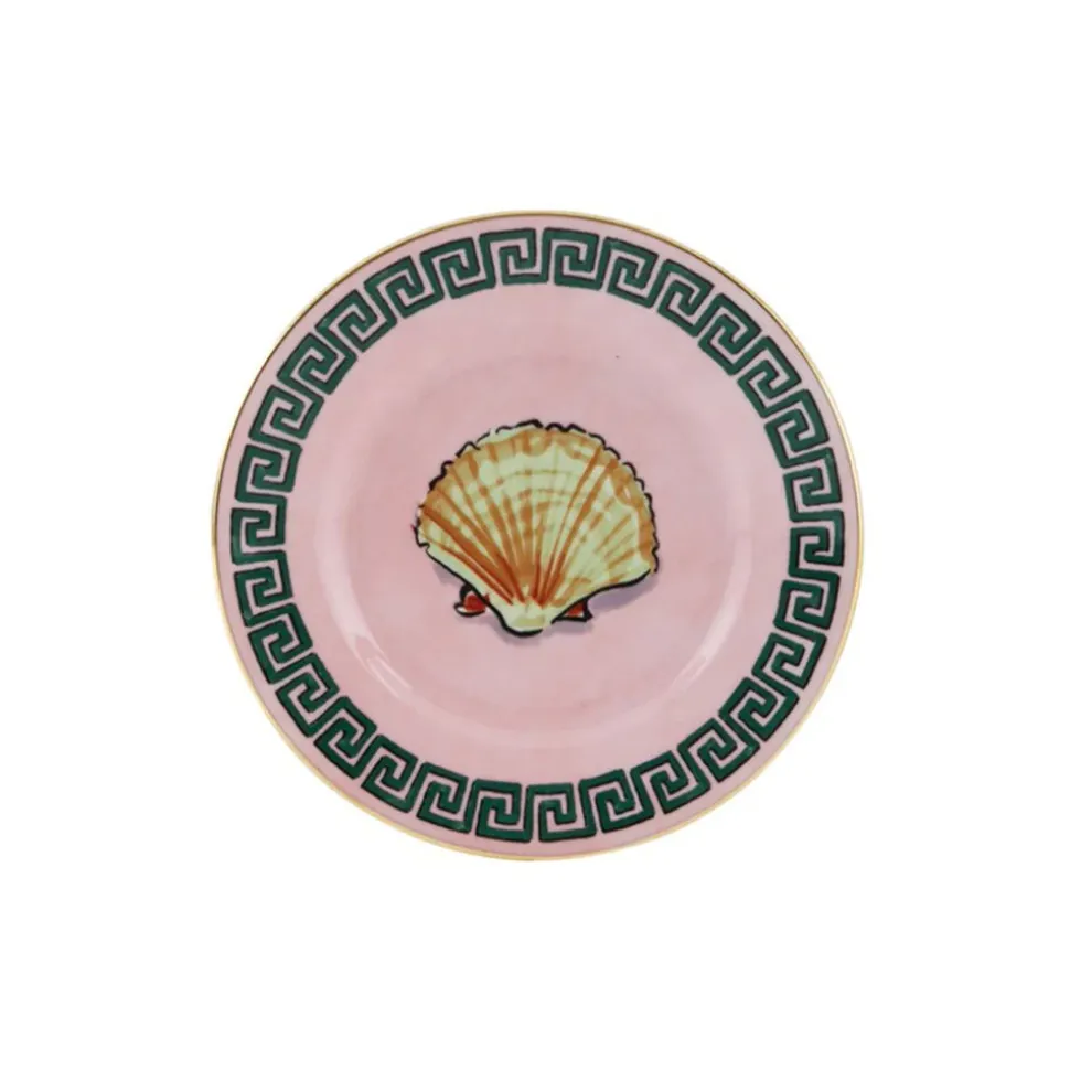 Il Viaggio Di Nettuno Bread Plate in Pink