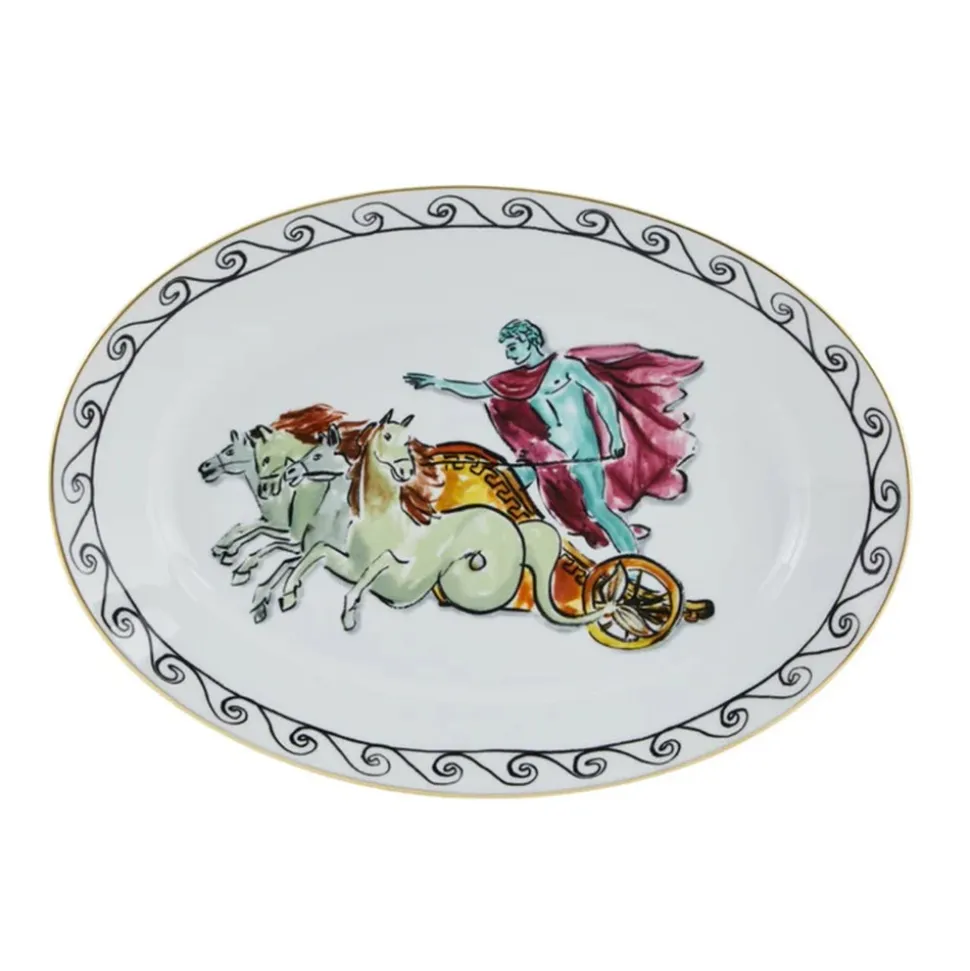 Il Viaggio Di Nettuno Chariot Oval Platter