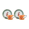 Il Viaggio Di Nettuno Tea Cups and Saucers, Set of 2