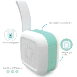 2-in-1 Portable Sound Machine & Nightlight