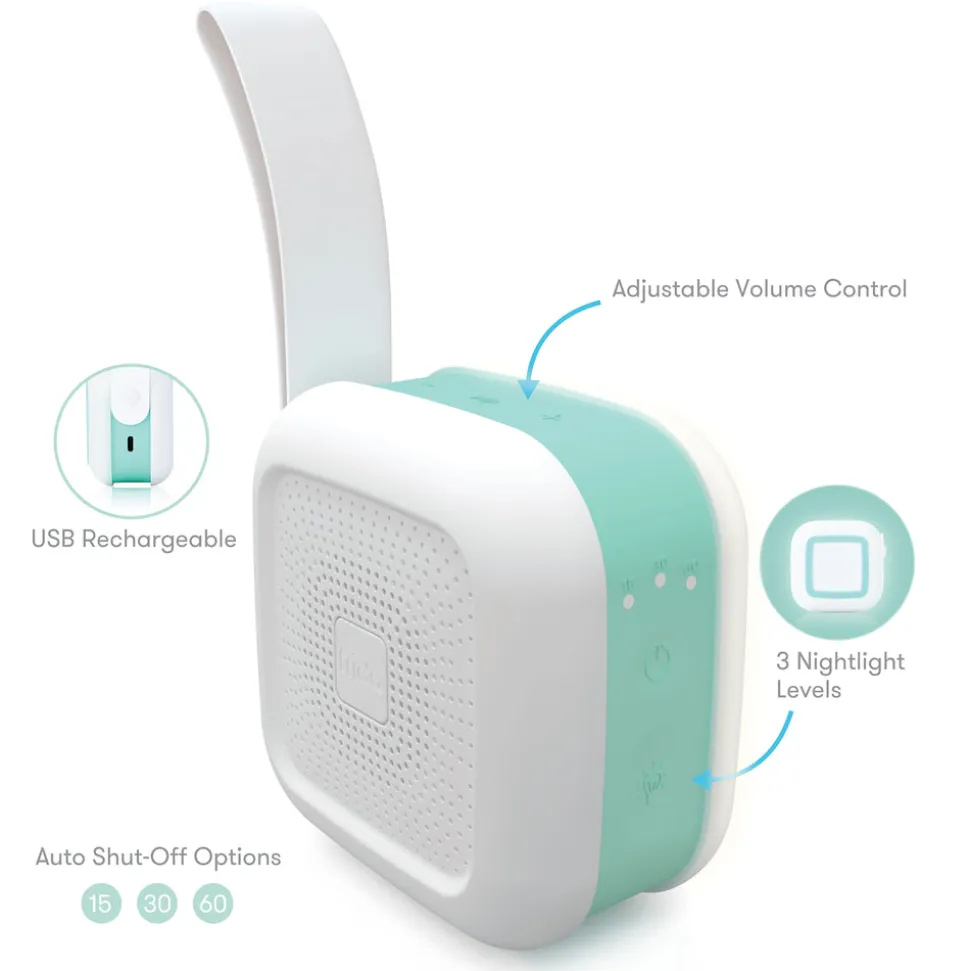2-in-1 Portable Sound Machine & Nightlight