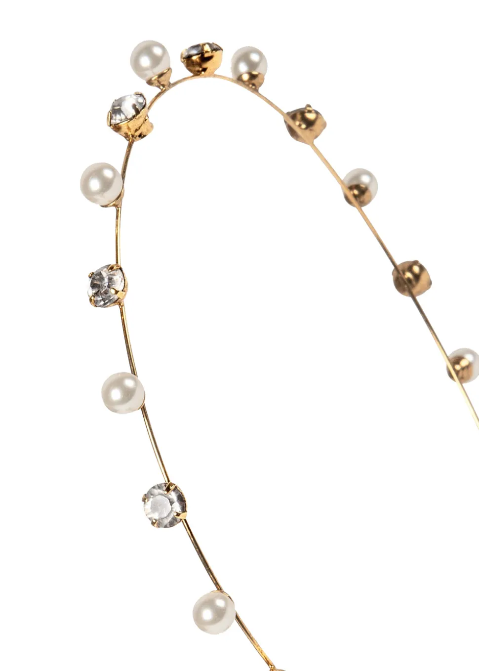 Ines Crystal Pearl Headband