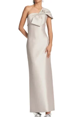 Ines Gown in Frosty Pewter