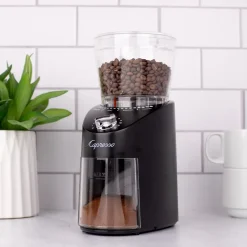 Infinity Plus Conical Burr Coffee Grinder in Black