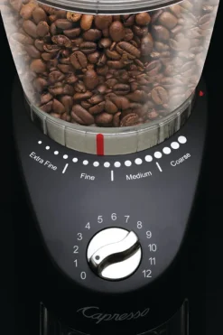 Infinity Plus Conical Burr Coffee Grinder in Black