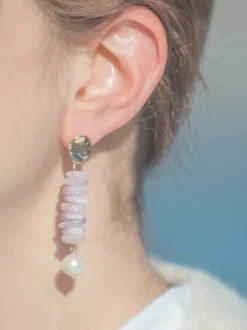 Ingrid Earrings in Lilac