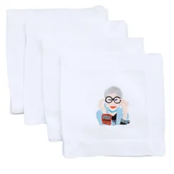 Iris Cocktail Napkins