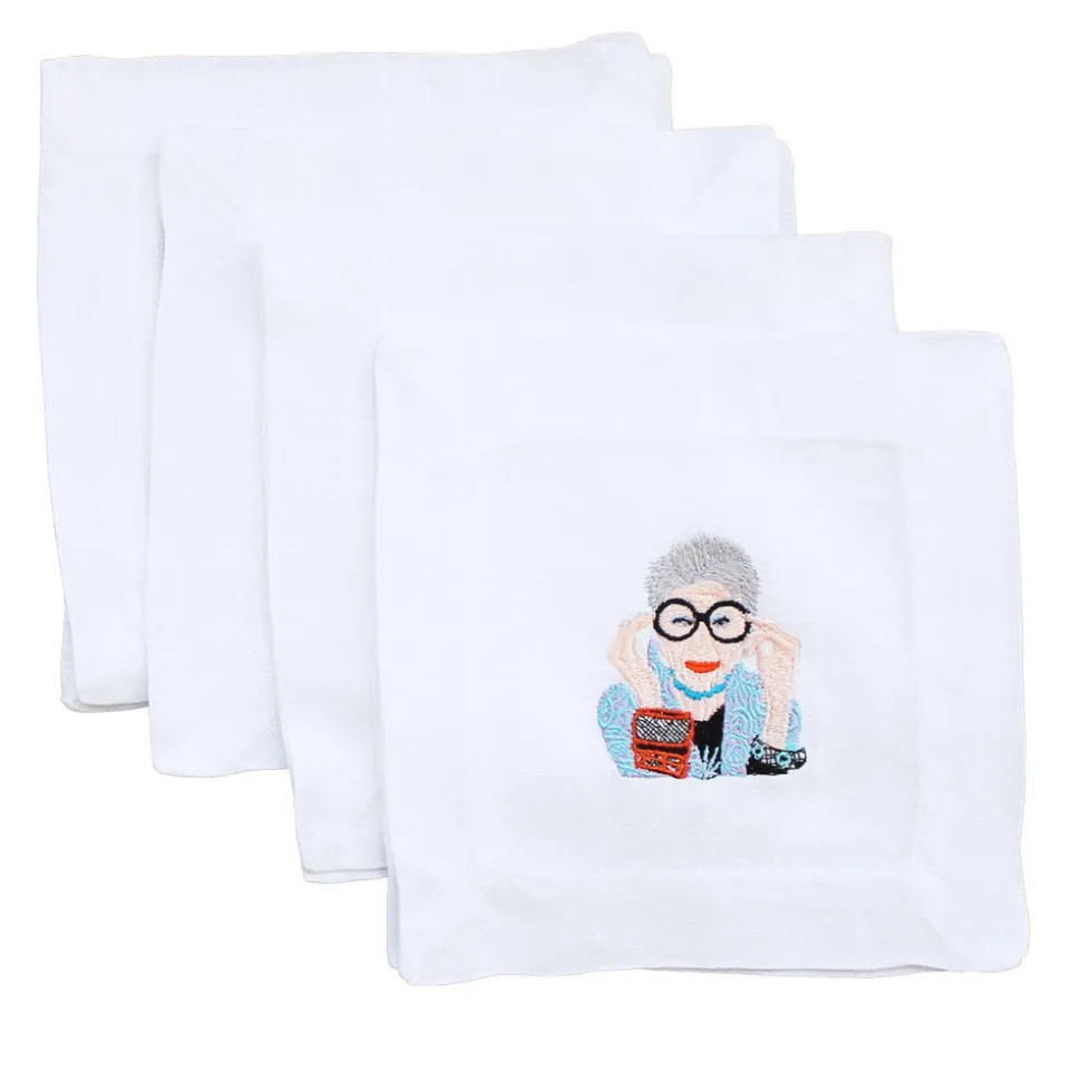 Iris Cocktail Napkins