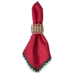 Isadora Napkin in Red, Set of 4