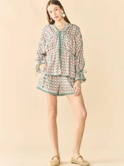 Isle Top in Poppy Fields Floral