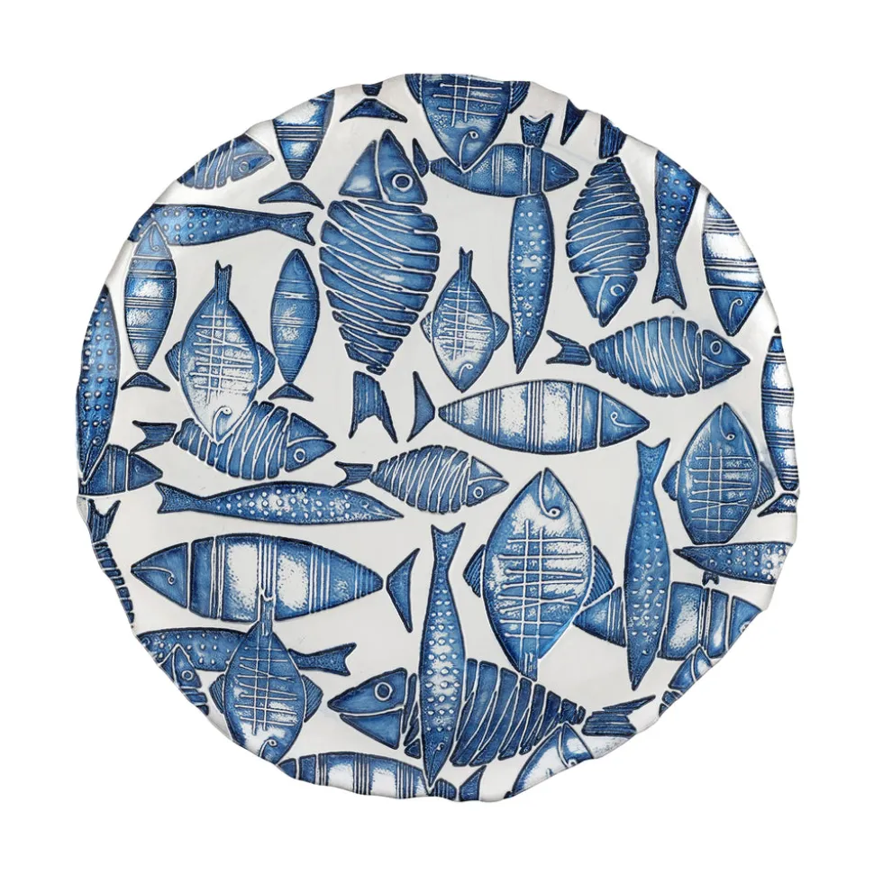 Isola Glass Round Platter