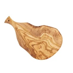 Italian Olivewood Charcuterie Board with Paddle Handle