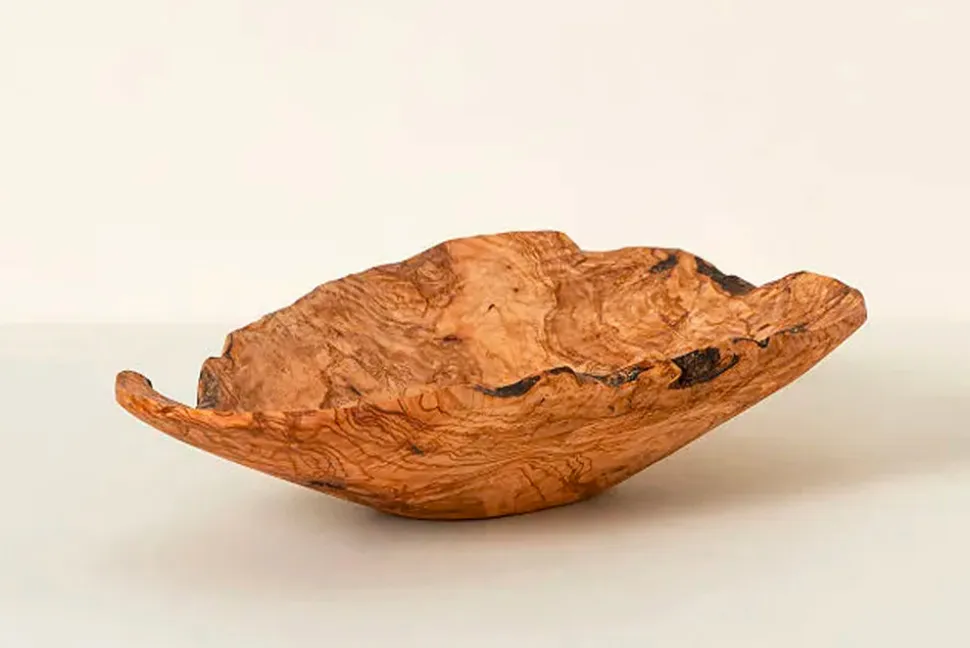 Italian Olivewood Root Salad Bowl