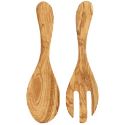 Italian Olivewood Salad Servers
