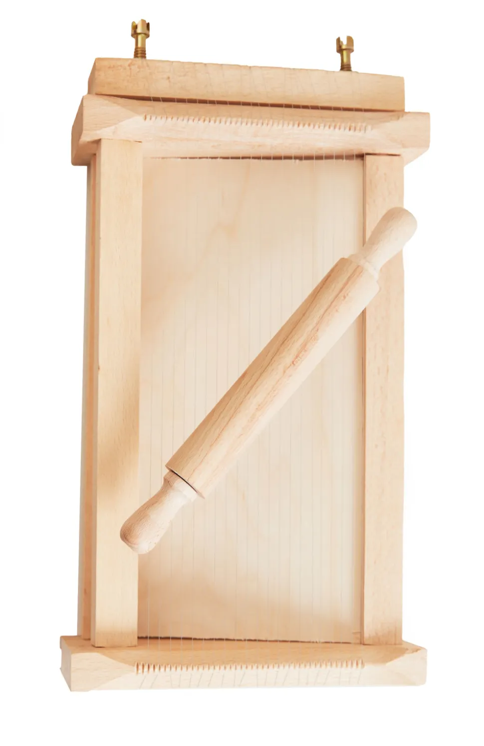 Italian Pasta Chitarra with Rolling Pin, Large