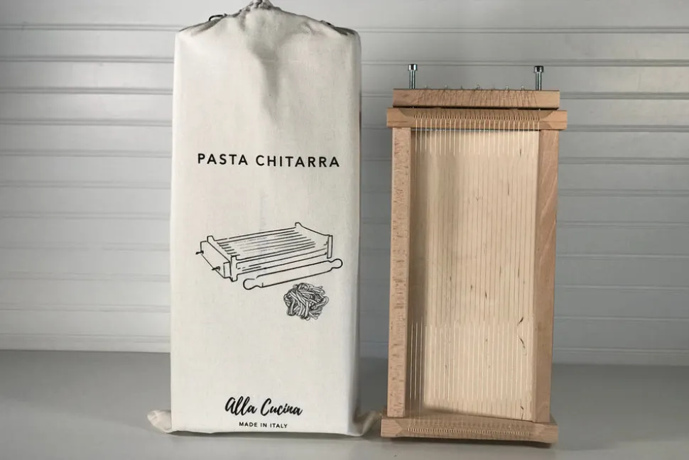 Italian Pasta Chitarra with Rolling Pin, Small