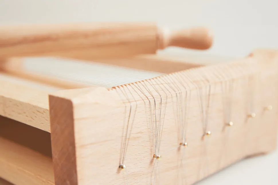 Italian Pasta Chitarra with Rolling Pin, Small
