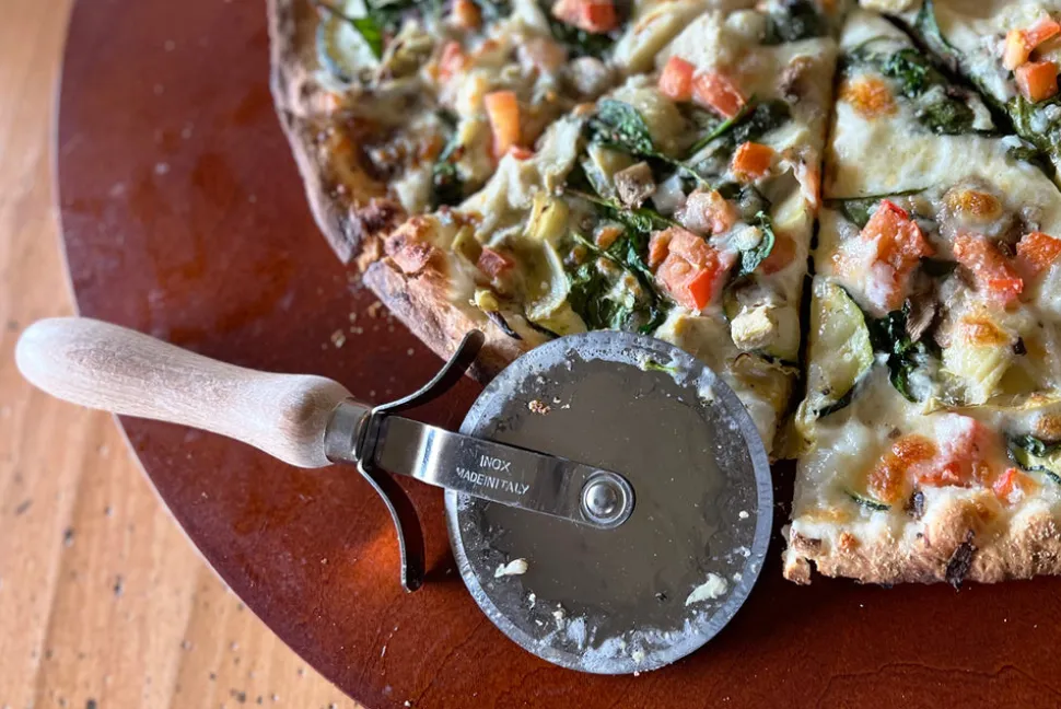 Italian Pizza Making Set with Peel & Slicer