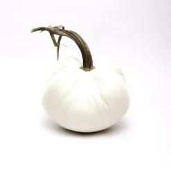 Ivory Silk Velvet Pumpkin