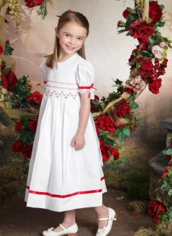 Ivy Red Smocked Dress