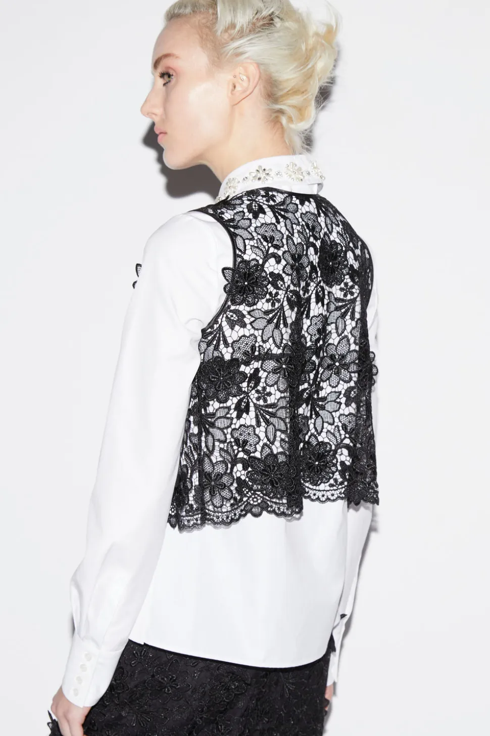 Jack Top Black Lace
