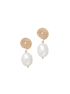 Jackie Earrings in White