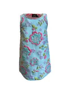 Jacquard Swing Swing Dress in Ethereal