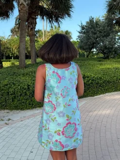 Jacquard Swing Swing Dress in Ethereal