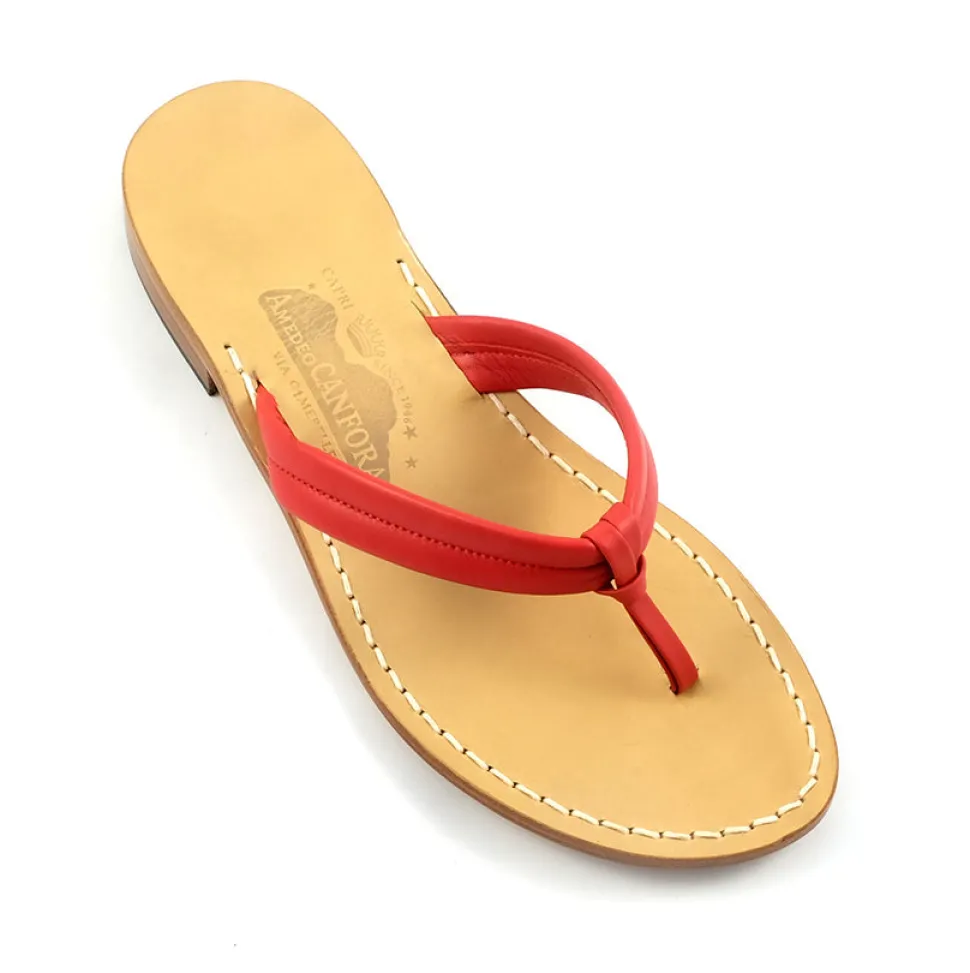 Janet Leather Thong Sandal