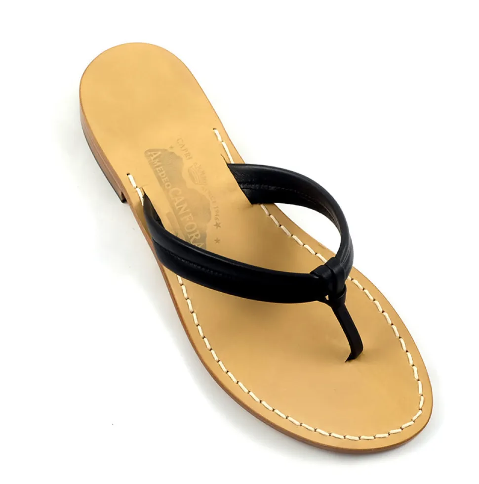 Janet Leather Thong Sandal