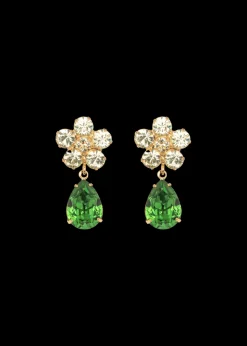Janna Earrings in Fern