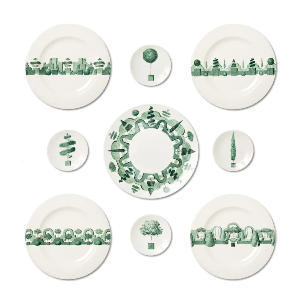 Jardin á L'Italienne Bread Plate 03