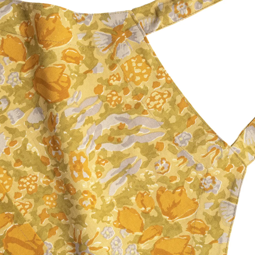 Jardin Apron Mustard & Grey
