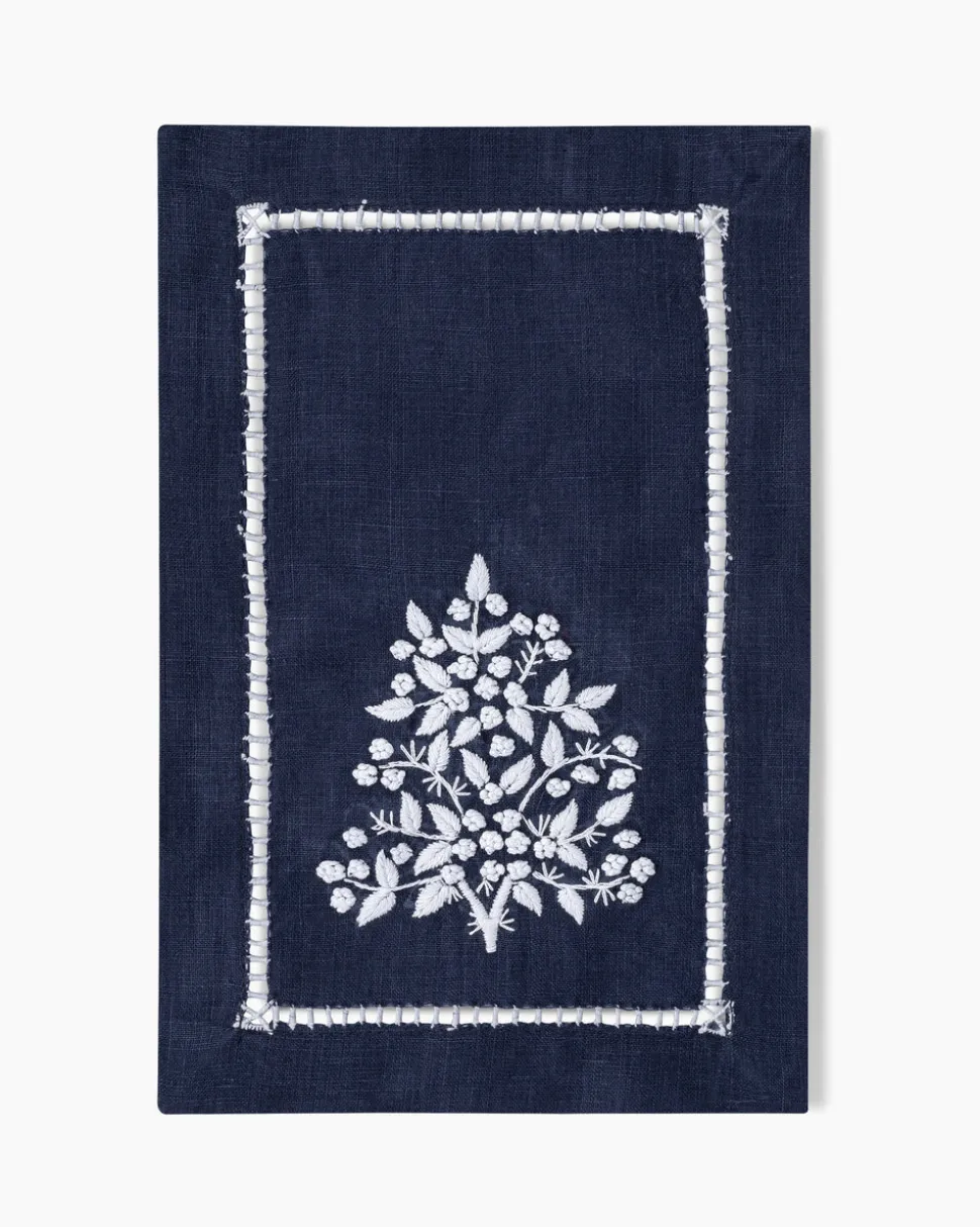 Jardin Classic Linen Cocktail Napkin in Six Colors