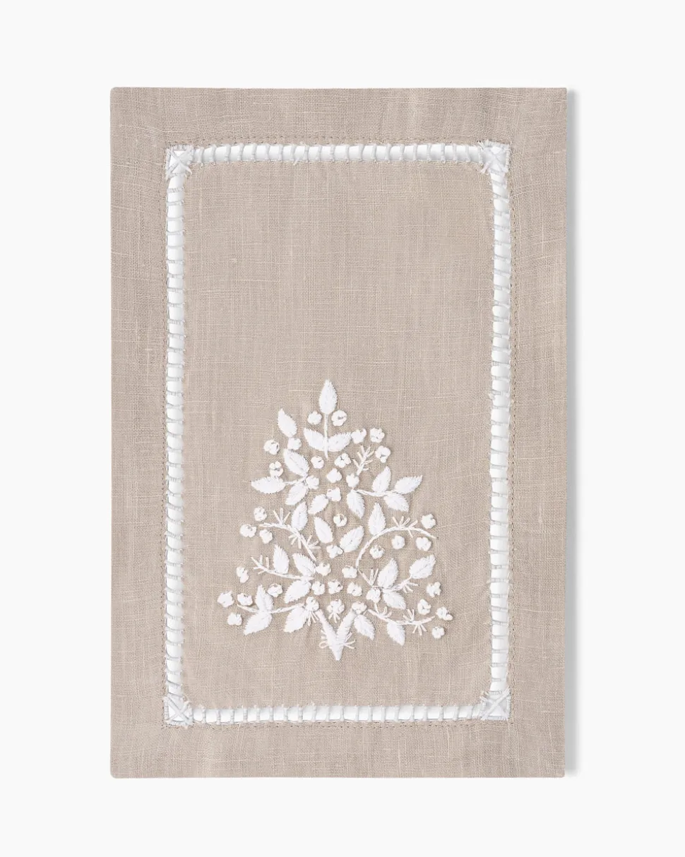 Jardin Classic Linen Cocktail Napkin in Six Colors