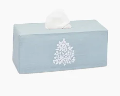 Jardin Classic Linen Long Tissue Box Cover in Six Colors