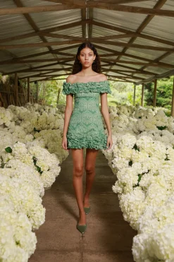 Jardin Mini Dress in Ceiba