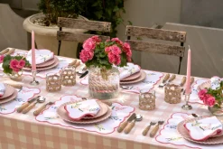 Jardin Placemat and Napkin Set in White