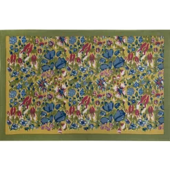 Jardin Tea Towels Blue & Vert, Set of 3