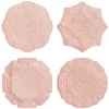 Jardins Du Monde Dessert/Salad Plate Assorted, Set of 4 in Blush