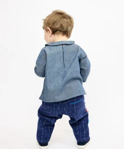 Jefferson Baby Shirt in Denim